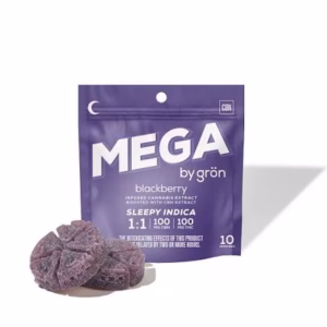 (Sleep) Blackberry Mega Pearls - 1:1 CBN:THC - 100mg 7 FIRE & OAK | FIRE & OAK